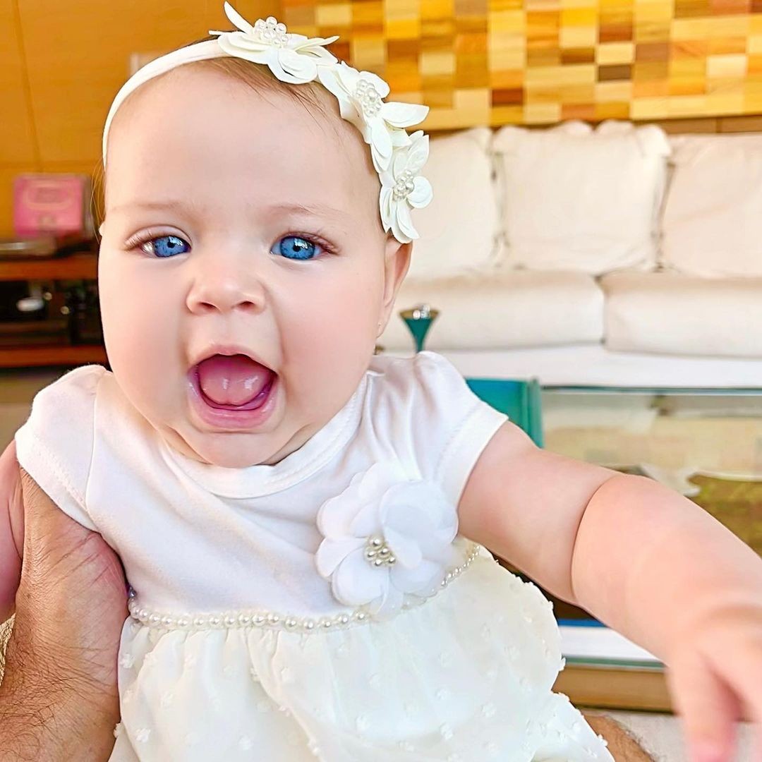 Edson Celulari celebra 5 meses da filha, Chiara (Foto: reprodução/instagram)