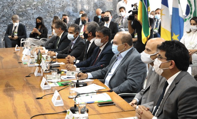 9° Fórum Nacional de Governadores, no Palácio do Buriti, em Brasília 