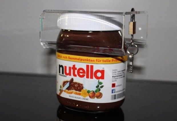 Alemão cria cadeado para trancar porte de Nutella (Foto: Reprodução/Ebay.de)