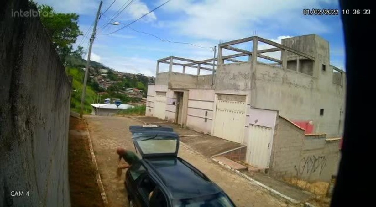 Vídeo flagra homem abandonando duas cadelas na rua em cidade de Minas Gerais | Minas Gerais