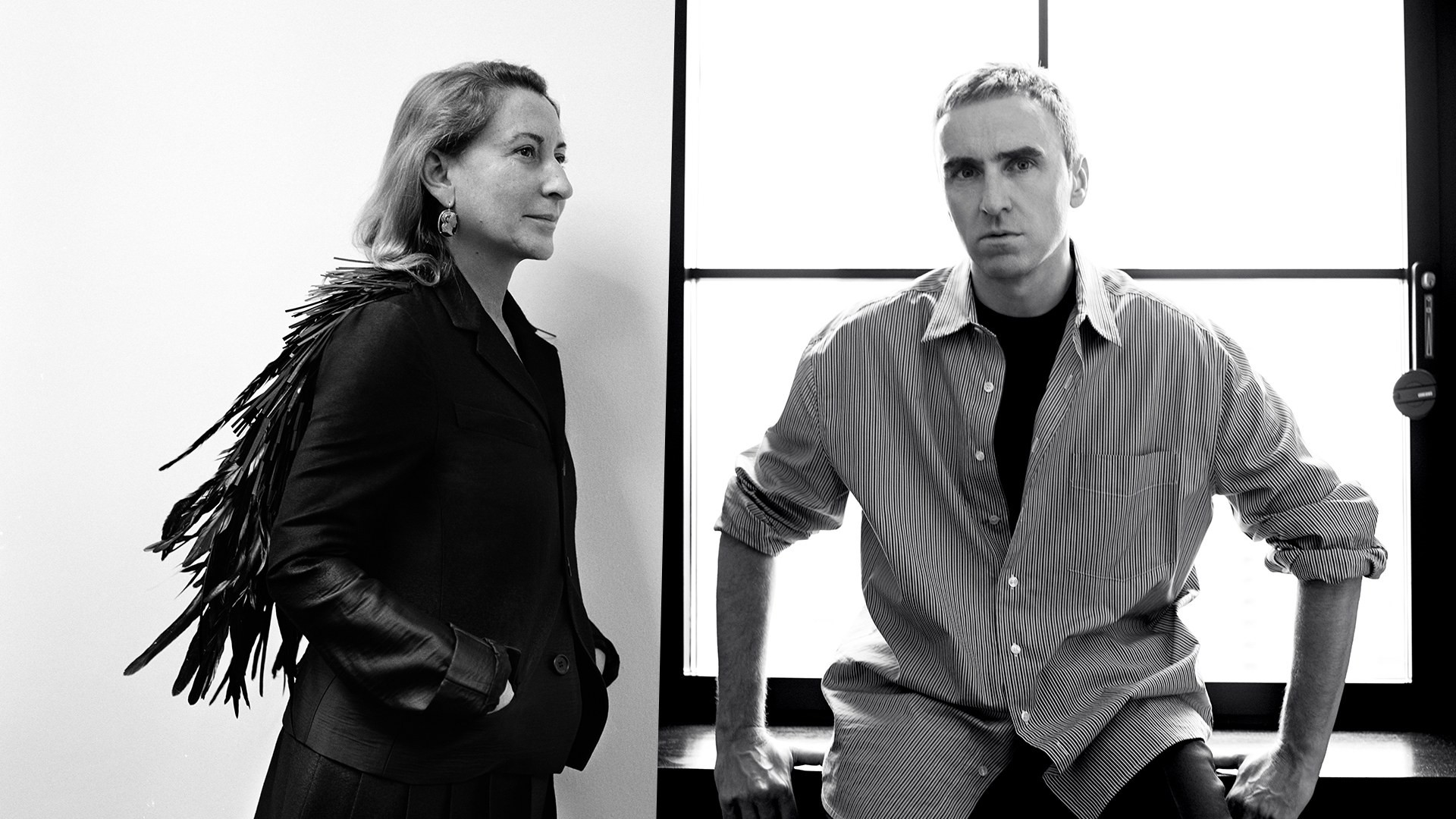 Miuccia Prada e Raf Simons (Foto: Reprodução)