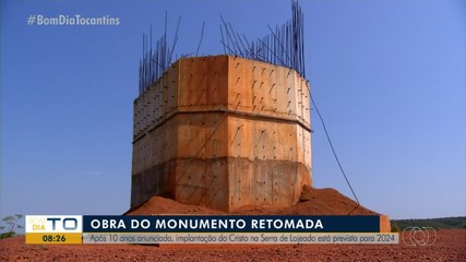 Após 10 anos do anúncio, obra de implantação do Cristo na Serra do Lajeado é retomada