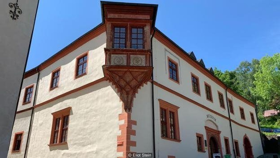 Casa da moeda de Jáchymov, na República Tcheca — Foto: BBC/ELIOT STEIN