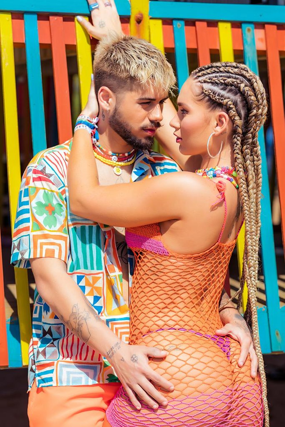Virg&iacute;nia Fonseca participa de clipe de Z&eacute; Felipe em clima quente  &mdash; Foto: J&uacute;nior G&oacute;is/Divulga&ccedil;&atilde;o