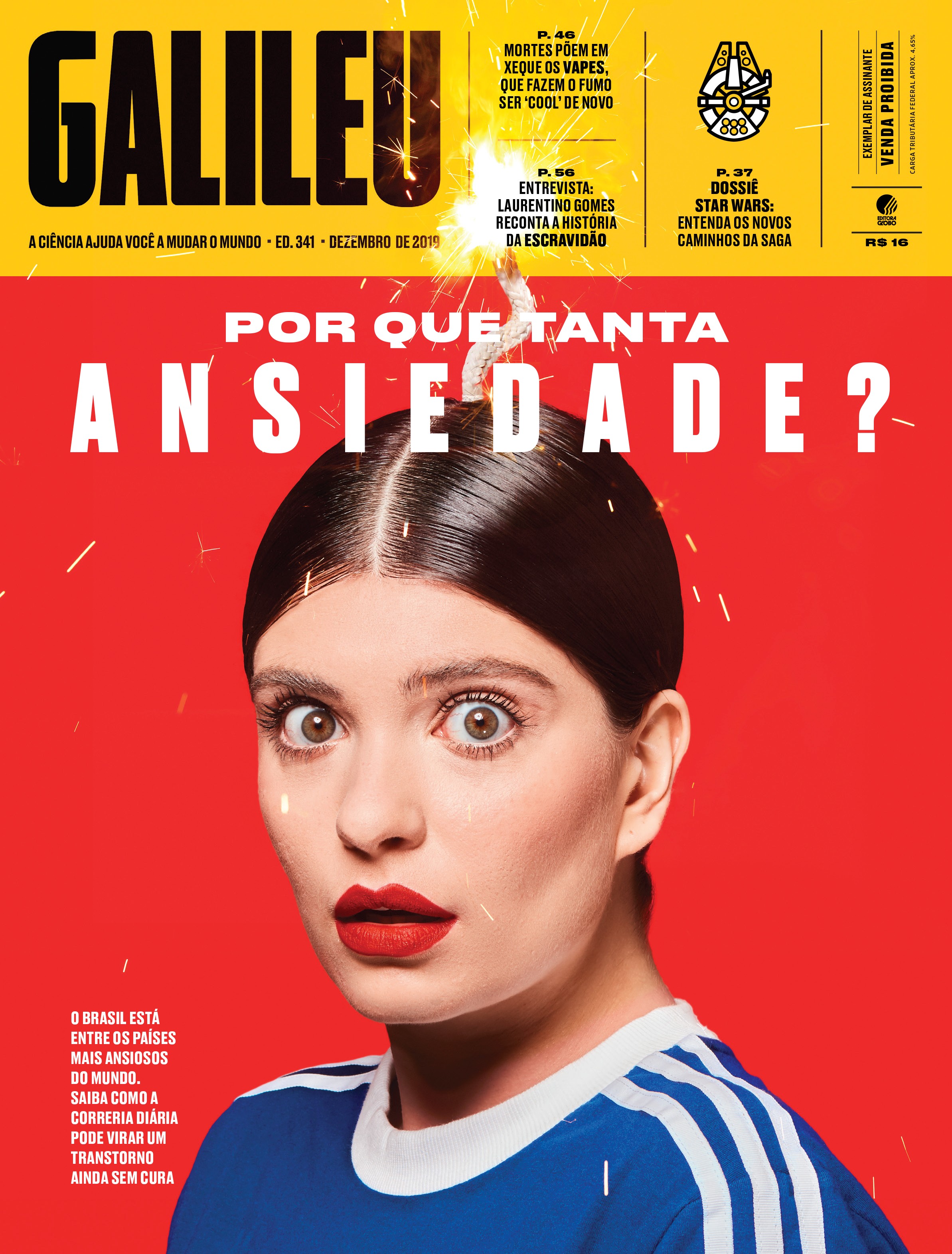 Capa da edição de dezembro de 2019 da GALILEU (Foto: Foto: Foto Tomás Arthuzzi | Assistência Iago Fundaro | Beauty Amanda Pris | Modelo Cristina Miniolli | Direção de arte May Tanferri)