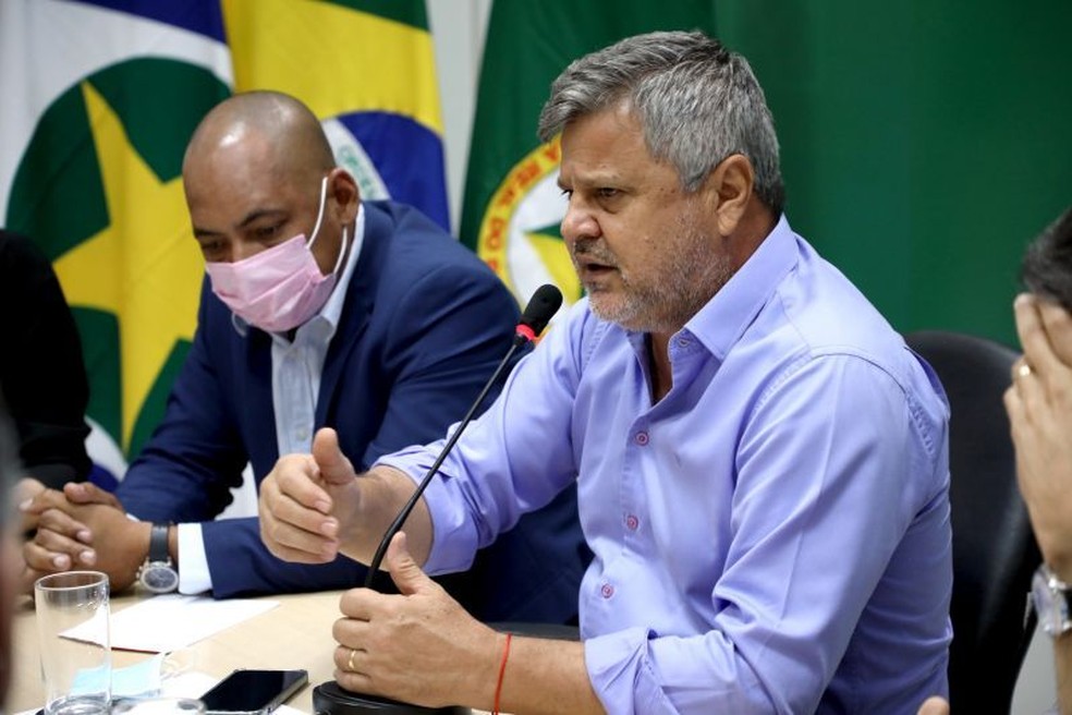José Roberto Stopa, prefeito em exercício em Cuiabá após afastamento de Emanuel Pinheiro — Foto: Prefeitura de Cuiabá
