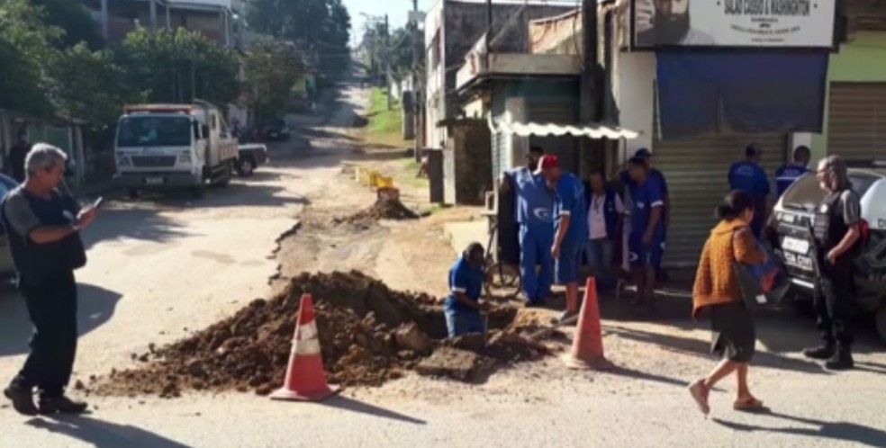 Operação contra milícia prendeu 18 pessoas em Nova Iguaçu e Belford Roxo em 2017 (Foto: Reprodução/TV Globo)