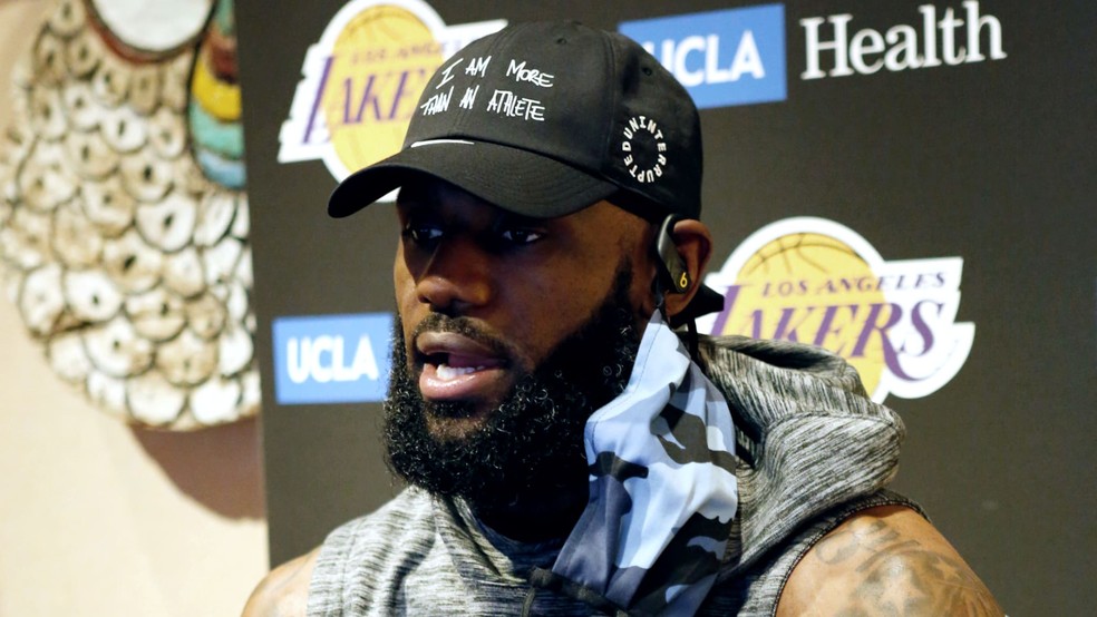Voz Ativa Lebron James Abre Mao De Usar Mensagem Social Em Sua Camisa Na Volta Da Nba Nba Ge