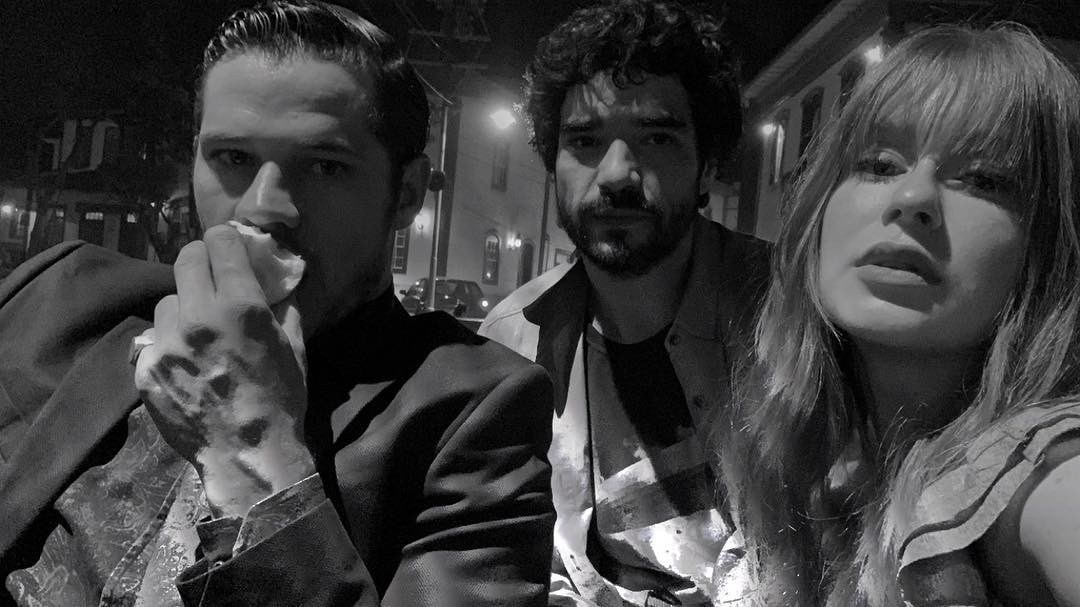 Marina Ruy Barbosa, José Loreto e Caio Blat (Foto: Reprodução Instagram)
