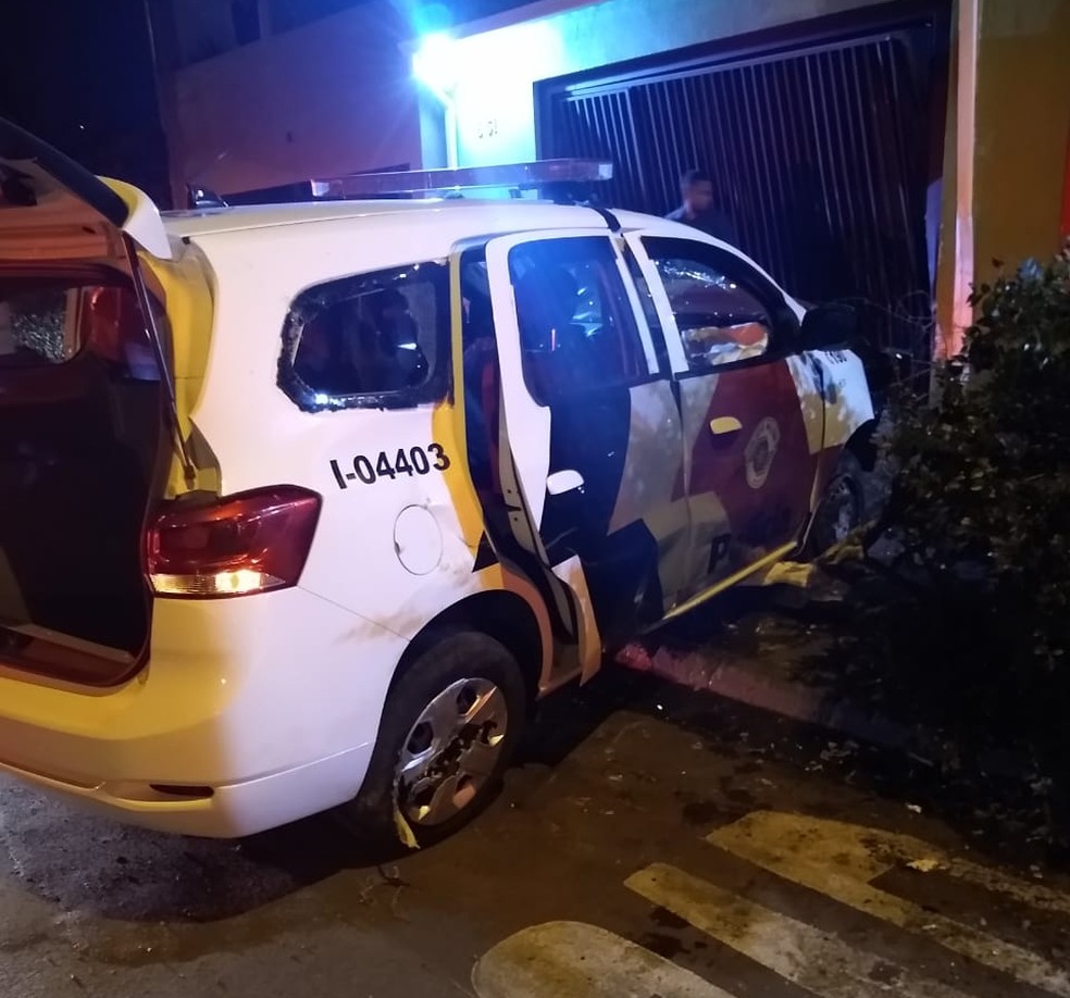 Perseguição se estendeu por diversas ruas de Bauru — Foto: Polícia Militar / Divulgação