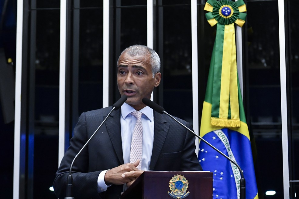 Senador Romário — Foto: Waldemir Barreto/Agência Senado