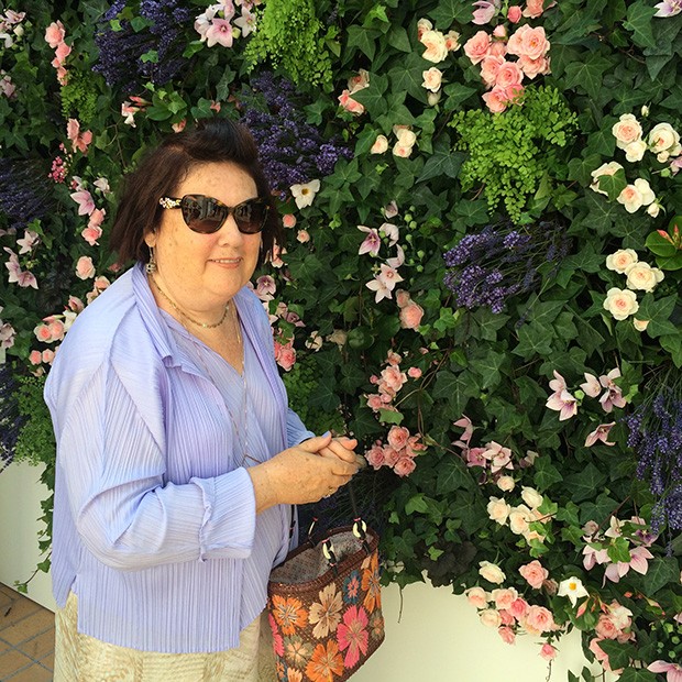 The Twisted Box Monogram bag by Frank Gehry  (Foto: Suzy Menkes Instagram)