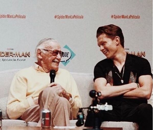 Tom Holland e Stan Lee (Foto: tomholland2013/Instagram)