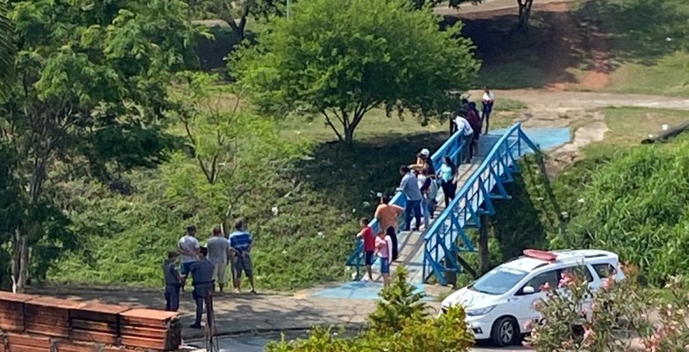 Corpo foi encontrado em área de mata na zona norte de Sorocaba — Foto: Arquivo pessoal