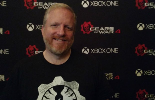 Rod Fergusson, diretor de ‘Gears of War 4’. (Foto: Bruno Araújo/G1)