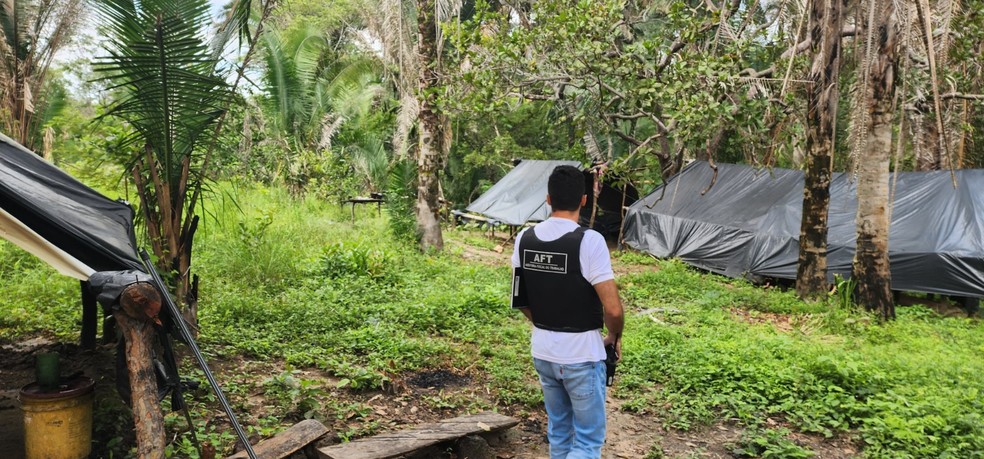 Fiscalização resgata trabalhadores em situação análoga à de escravos em pedreiras no Piauí — Foto: Auditoria-Fiscal do Trabalho