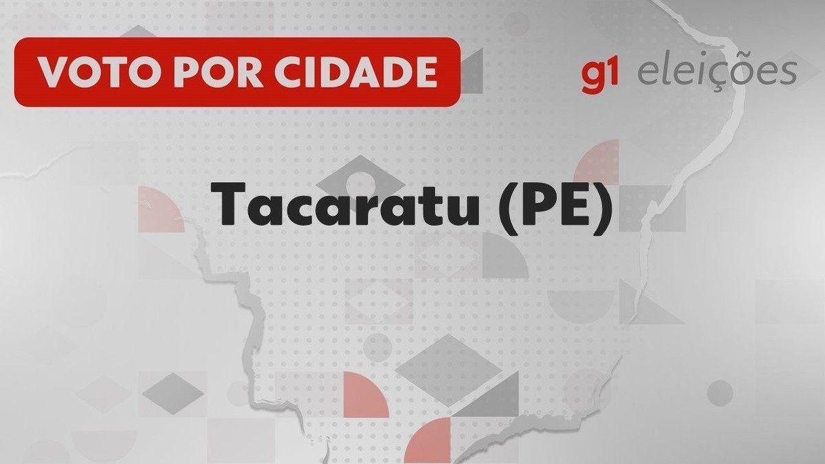 Eleições em Tacaratu (PE): Veja como foi a votação no 1º turno
