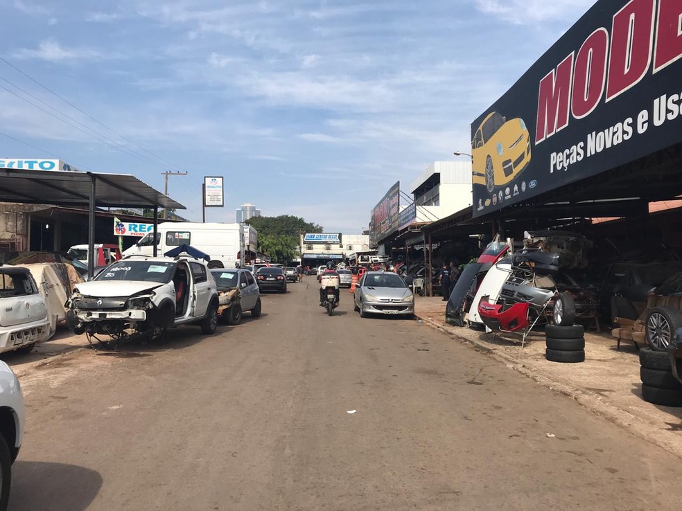 Operação da Polícia Civil desarticula esquema que roubava carros em SP e revendia peças no DF — Foto: PCDF/Divulgação