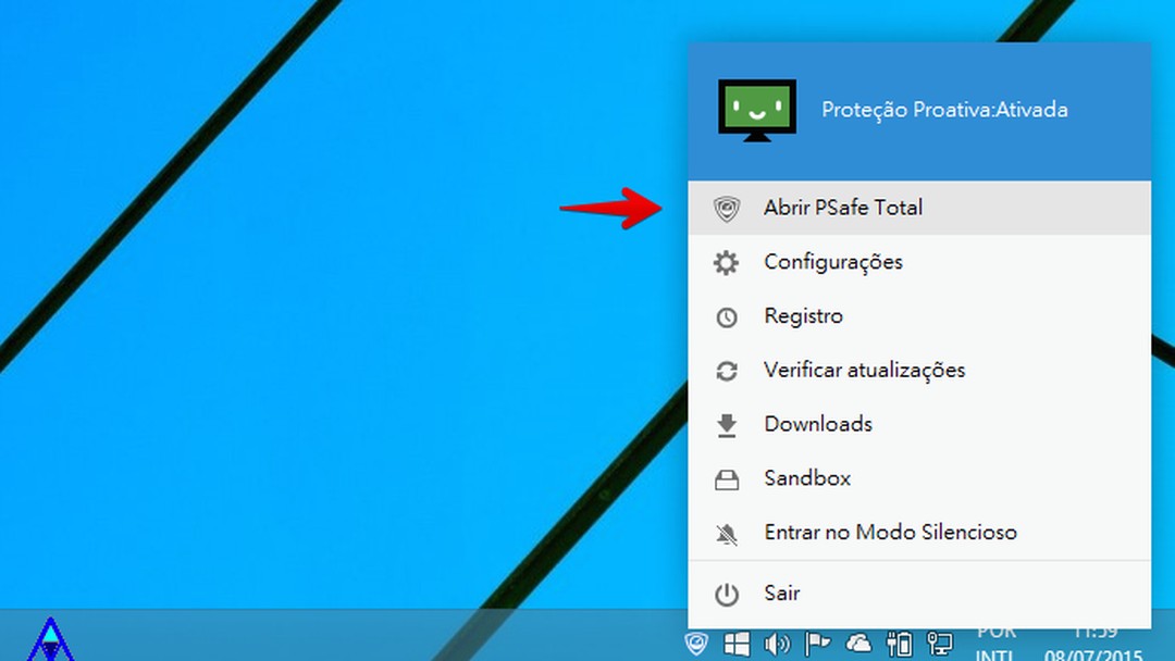 PSafe Total Windows | Software | TechTudo