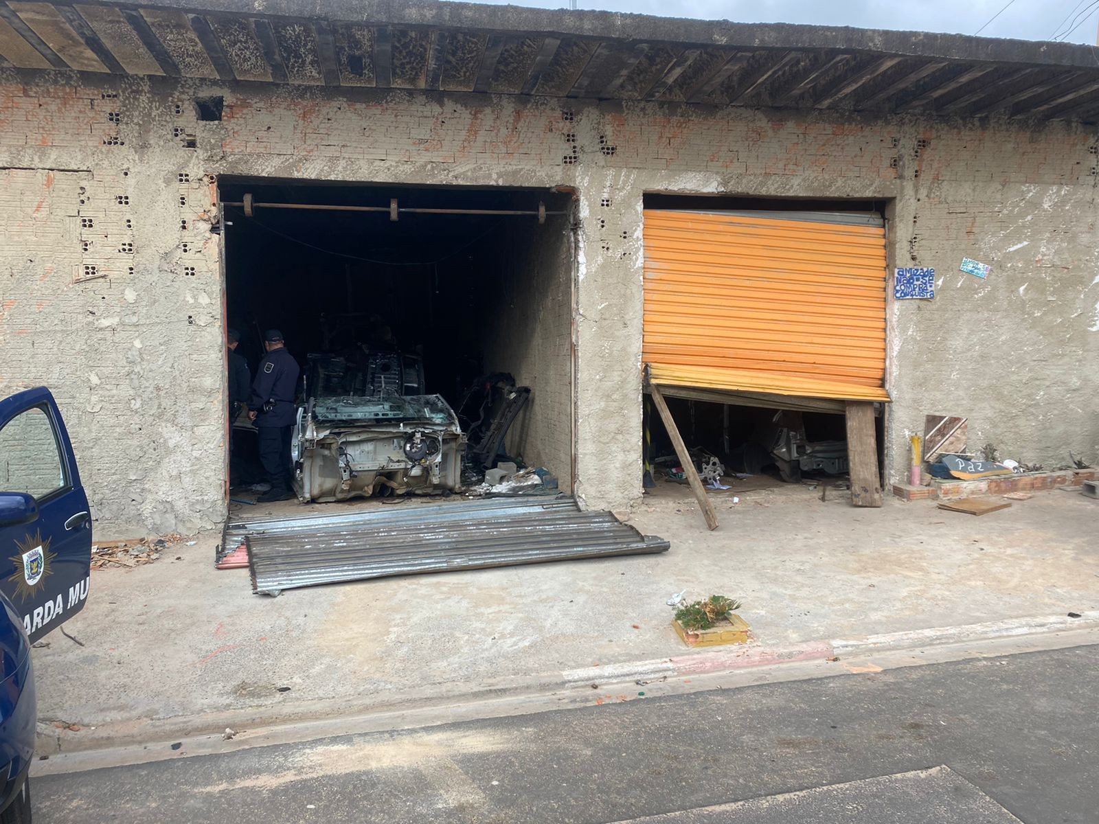 Guarda Municipal fecha desmanche ilegal e apreende peças de carros furtados em Campinas