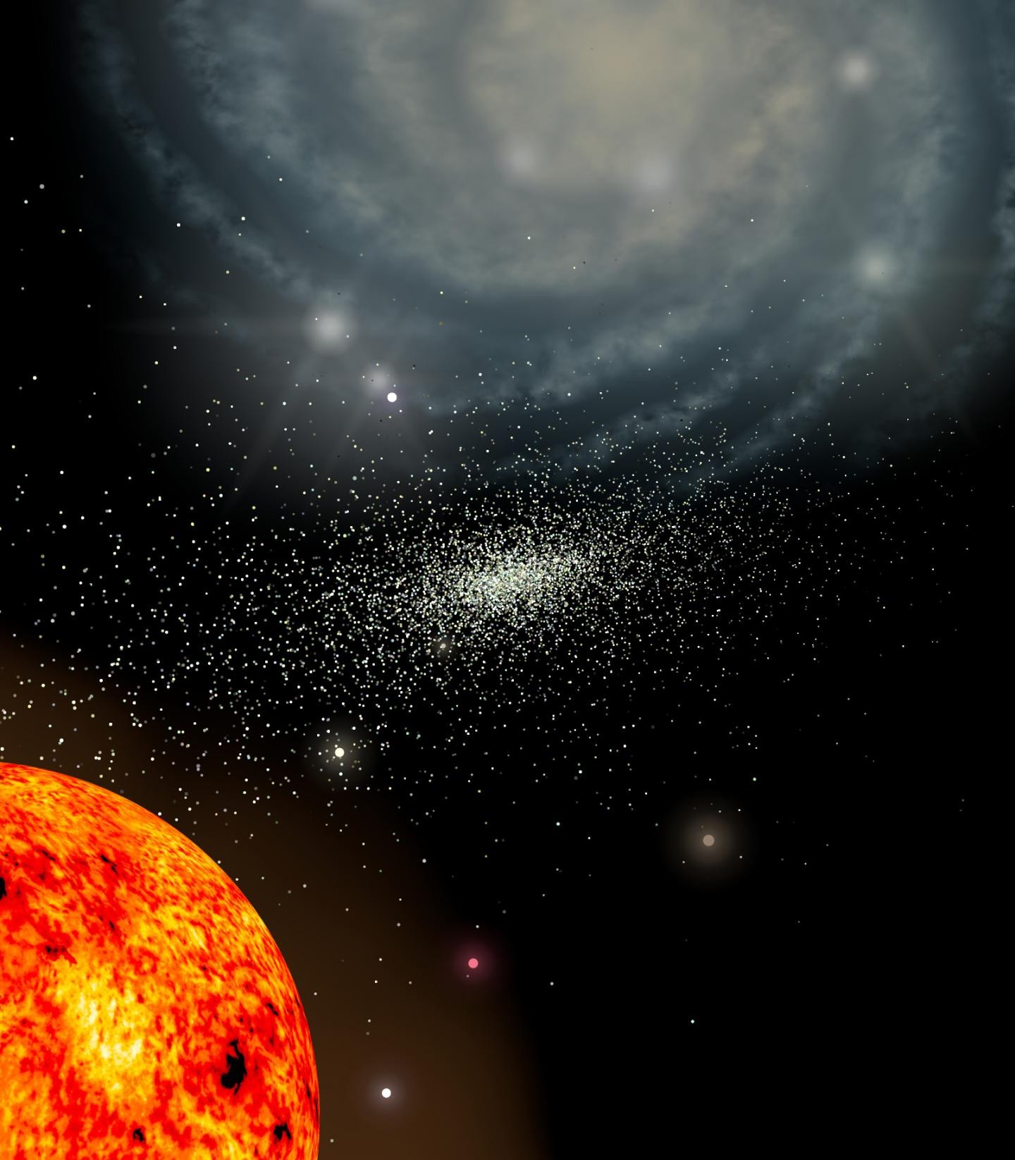 Novo tipo de aglomerado de estrelas é descoberto na Via Láctea (Foto: Geraint F. Lewis and the S5 collaboration)