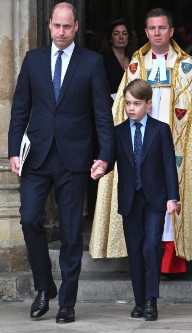 Príncipe William e George (Foto: Getty Images)