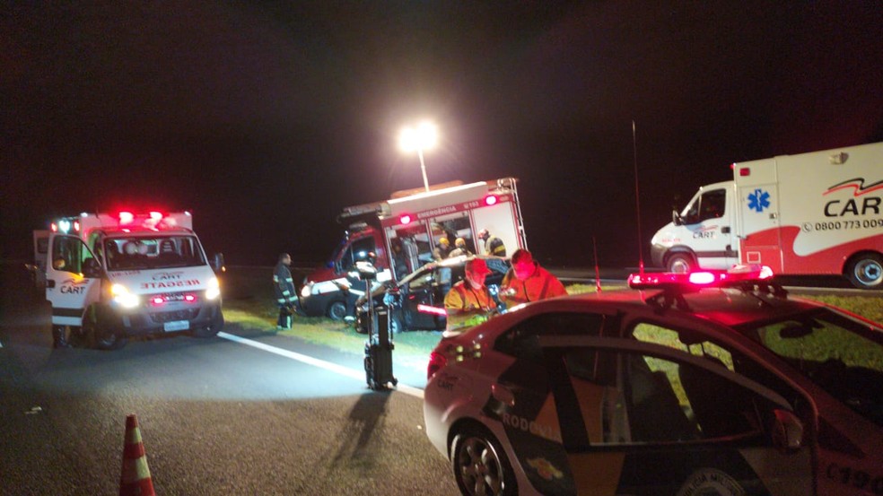 Acidente deixou uma vítima fatal na SP-270 — Foto: Polícia Rodoviária