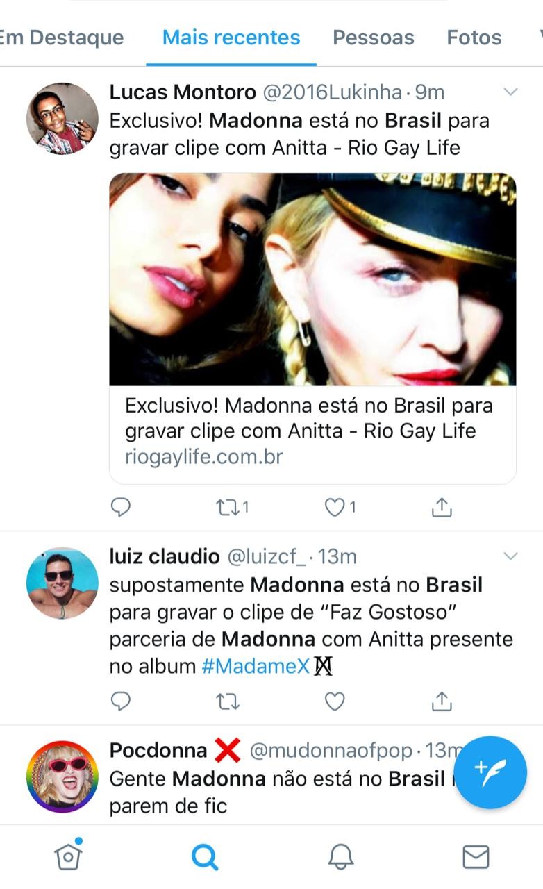 A internet entrou em polvorosa com o boato de que as duas gravariam o clipe no Brasil (Foto: Twitter/ Reprodução)