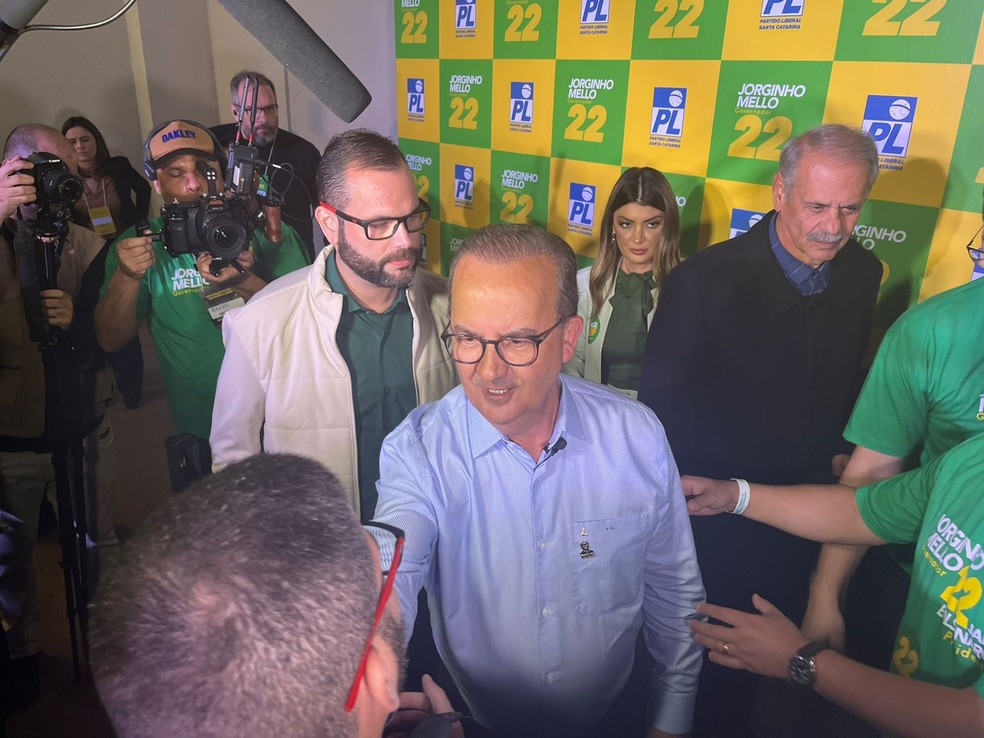 Jorginho Mello, candidato ao governo de Santa Catarina — Foto: Ânderson Silva/NSC