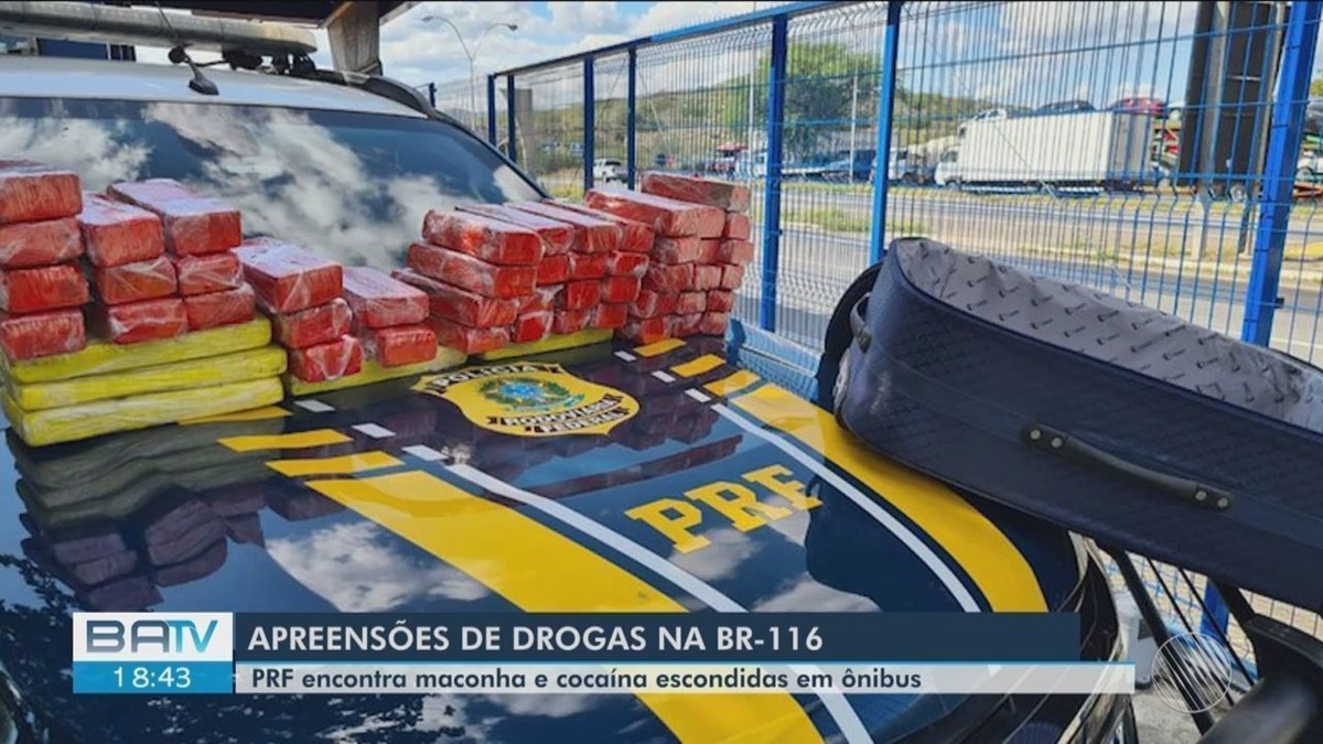 Mulher é presa com 35 quilos de maconha em ônibus na BR-116 no sudoeste da Bahia - Vimarsana News