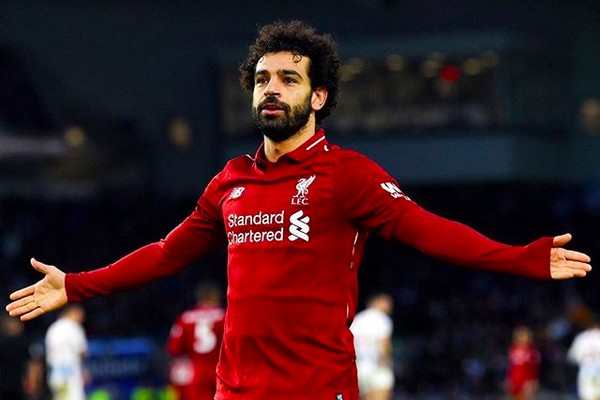 O craque egípcio Mohamed Salah comemorando um gol pelo Liverpool (Foto: Instagram)