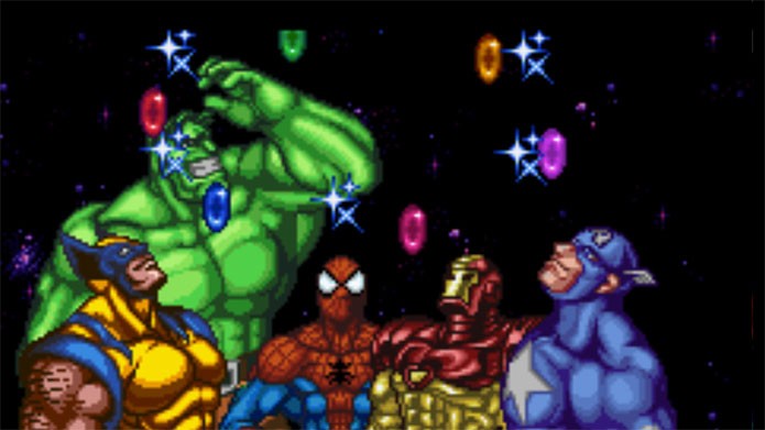 Marvel Super Heroes: War of the Gems foi exclusivo do SNES (Foto: Divulgação/Capcom)