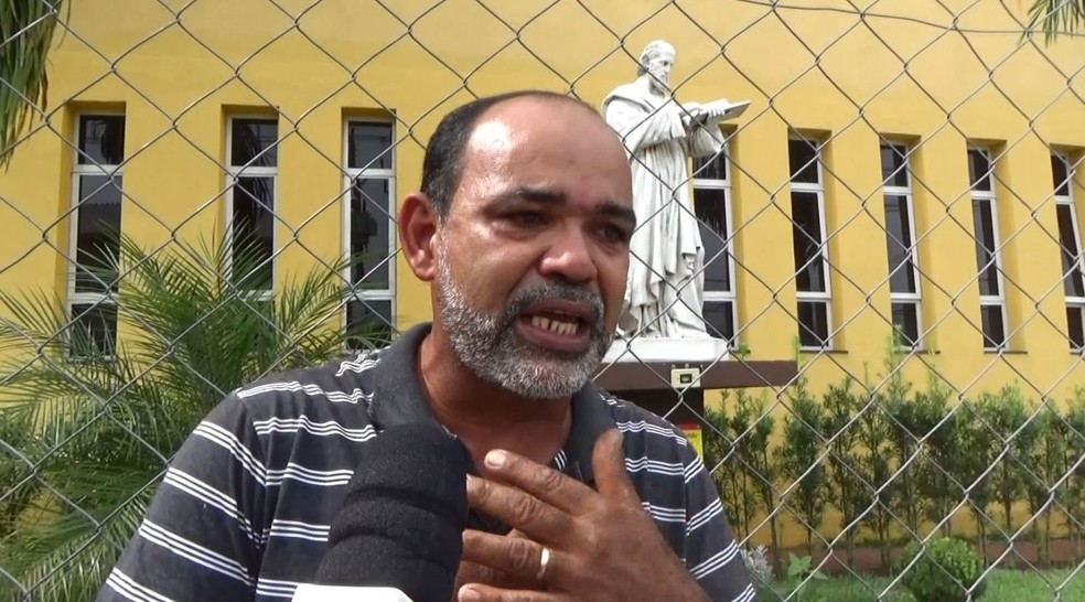 Pai de jovem morta com 11 tiros, em Campinas — Foto: Reprodução / EPTV