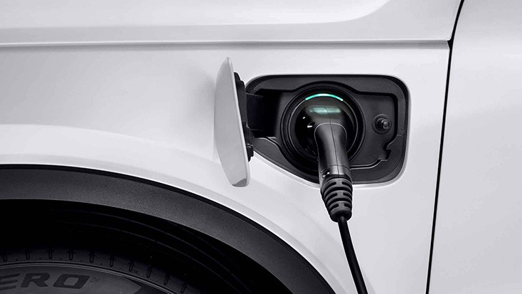 O novo XC40 com plug-in hÃ­brido serÃ¡ capaz de alcanÃ§ar atÃ© 40 km de autonomia.  (Foto: DivulgaÃ§Ã£o)