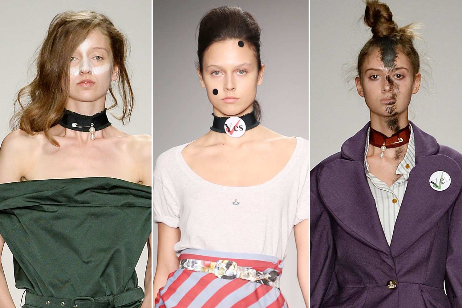 Choker, o colar curtinho é tendência em red carpets e passarelas ...