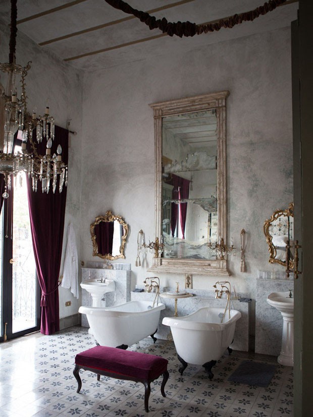 Décor do dia: sala de banho luxuosa (Foto: Divulgação)