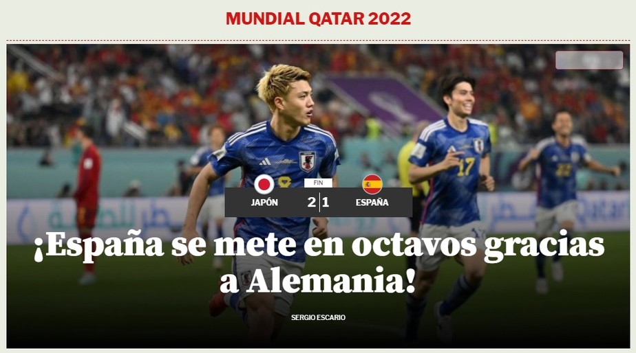 Jornal espanhol destaca sofrida passagem de seleção para a próxima fase