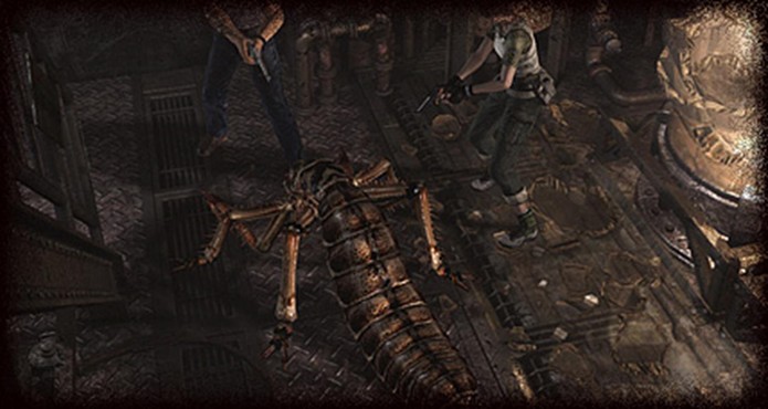 Resident Evil Zero HD Remaster: Handgun pode não ser uma boa ideia contra os Crawlers (Foto: Divulgação/Capcom)