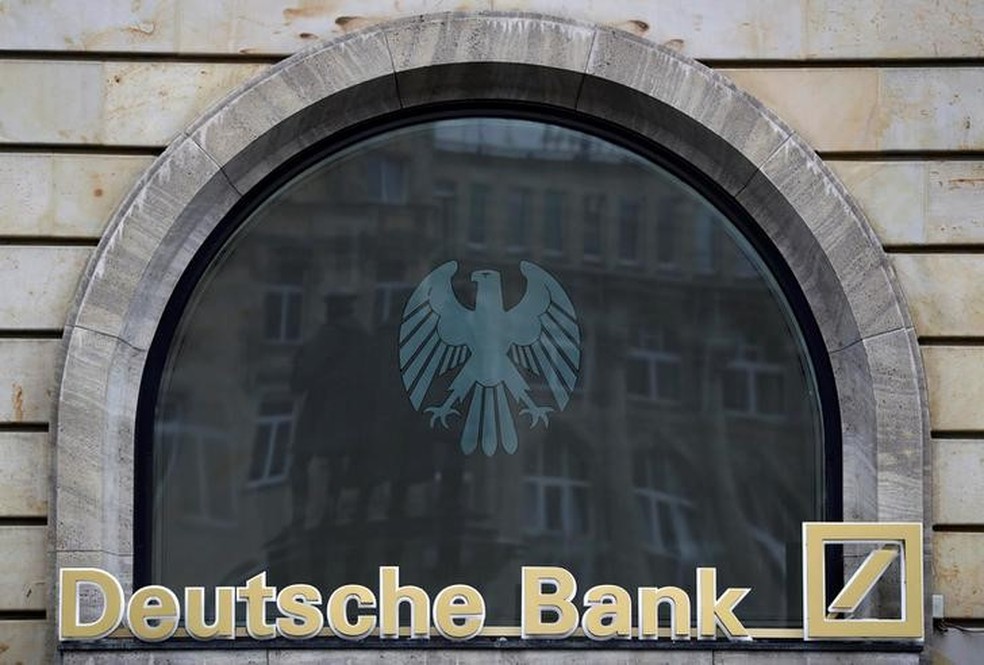 SÃ­mbolo do Deutsche Bank em Frankfurt, Alemanha (Foto: REUTERS/Kai Pfaffenbach)