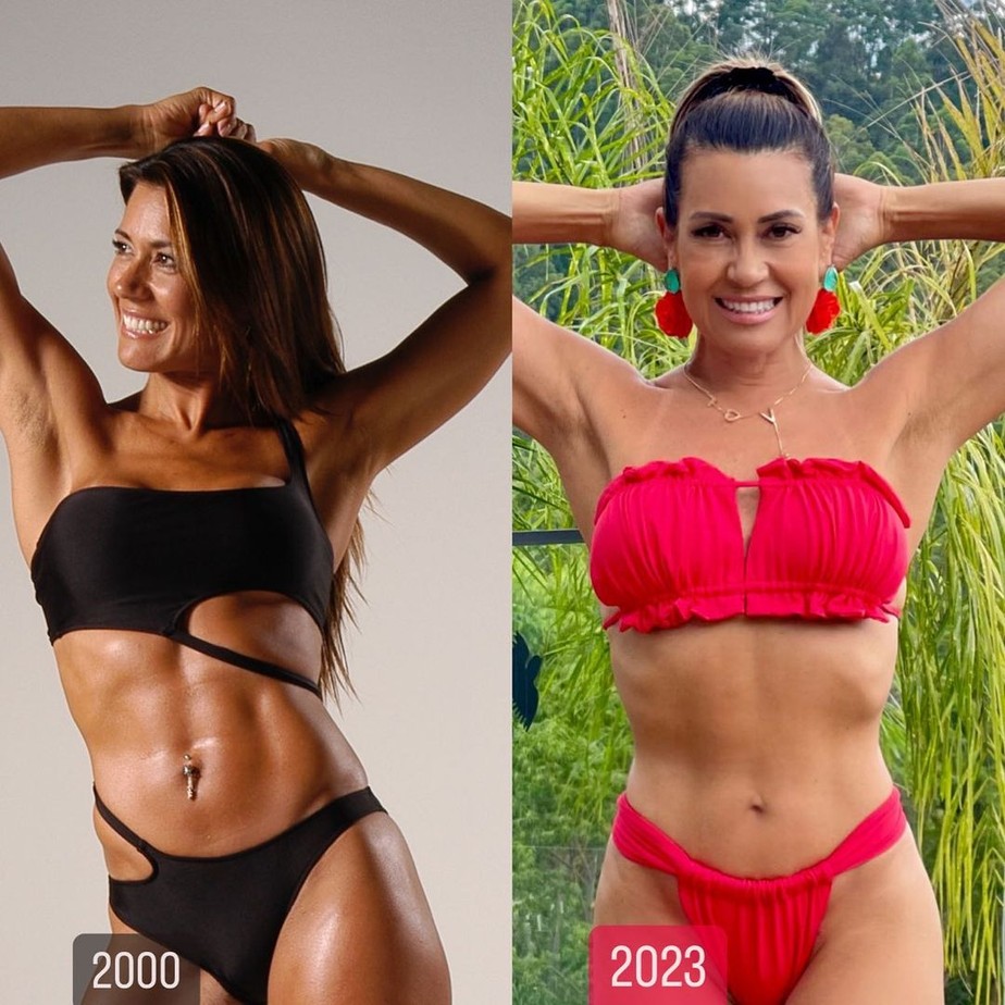 Antes e depois Solange Frazão