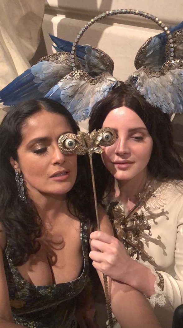Salma Hayek e Lana del Rey (Foto: Reprodução/Instagram)