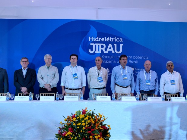 Inauguração UHE Jirau  (Foto: Giseli Buscariollo/G1)
