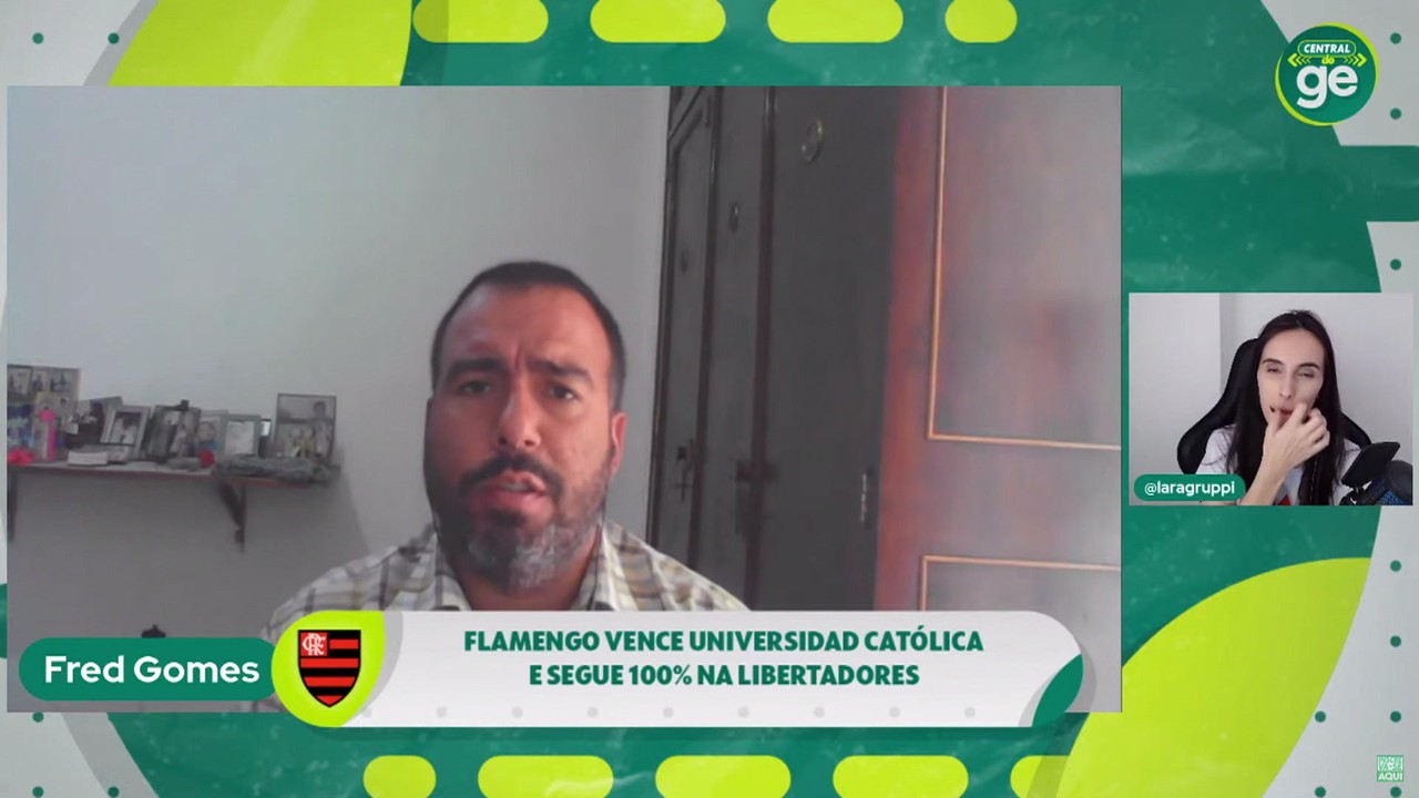 Fred Gomes comenta sobre o jogo do Flamengo contra o Universidad Católica