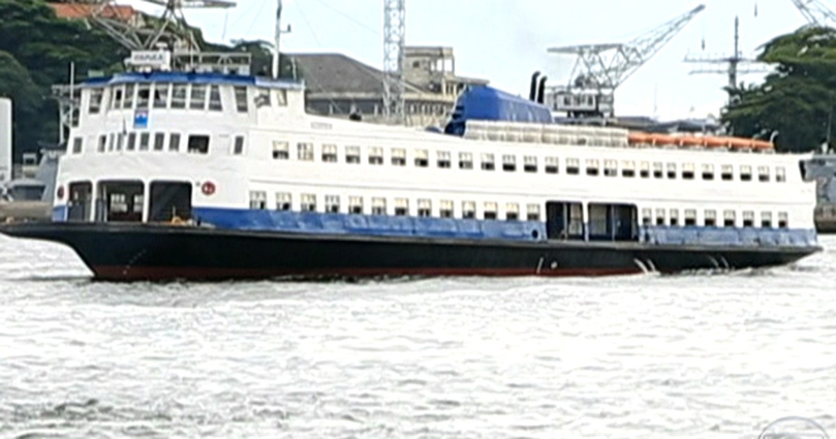 Bom Dia Brasil - Passageiros das barcas que ligam o Rio a Niterói ainda ...