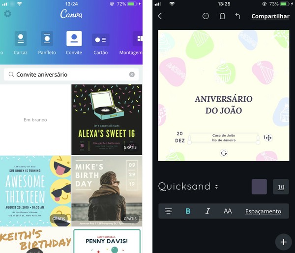 Aplicativo Para Fazer Convite Veja Opcoes Gratis Para Celular Produtividade Techtudo Disponível para celulares com sistema android e iphone (ios), o serviço é grátis e permite elaborar o próprio convite de aniversário, reuniões, festas e outras datas comemorativas ou profissionais. aplicativo para fazer convite veja