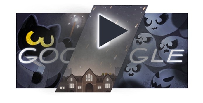 Google comemora o Halloween com doodle especial e interativo (Foto: Reprodução/Felipe Vinha)