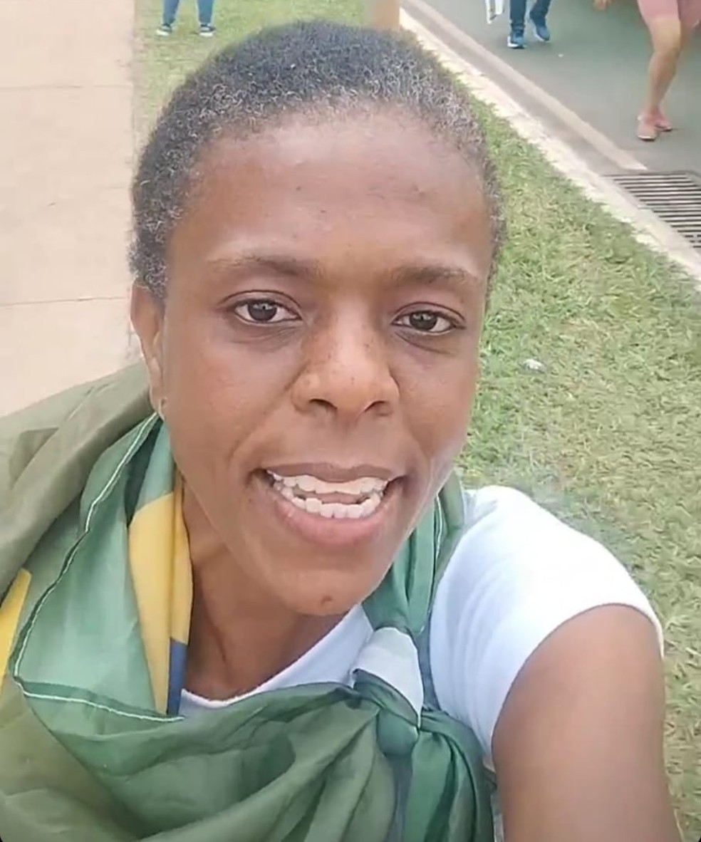 Zuleica Portes Machado, servidora pblica de Paty do Alferes que invadiu o Congresso Nacional  — Foto: Reproduo/Redes sociais 