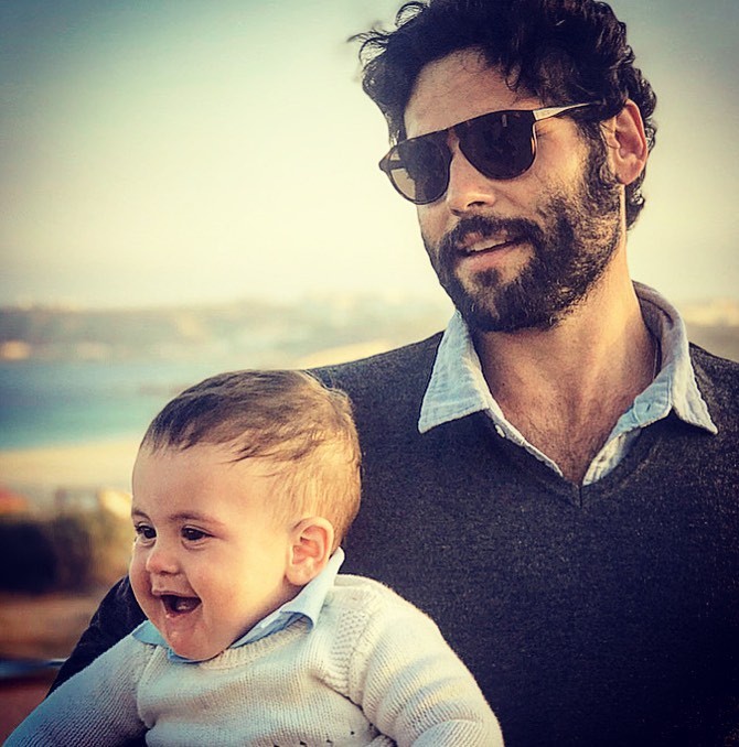 Dudu Azevedo e filho Joaquim (Foto: Reprodução/ Instagram)