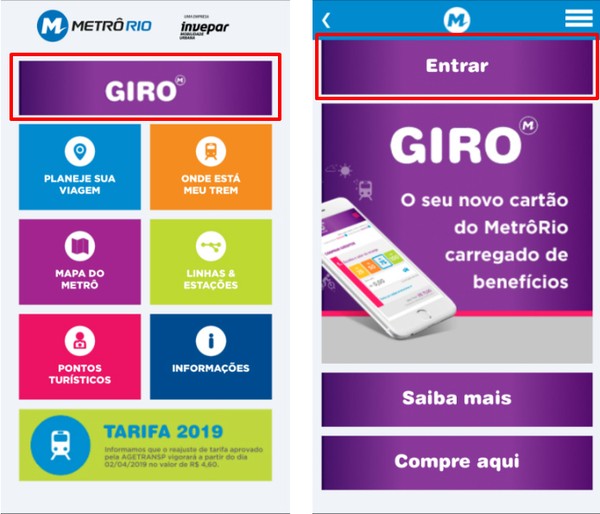 Como Funciona O Giro Servico De Cartao E Aplicativo Do Metrorio Produtividade Techtudo