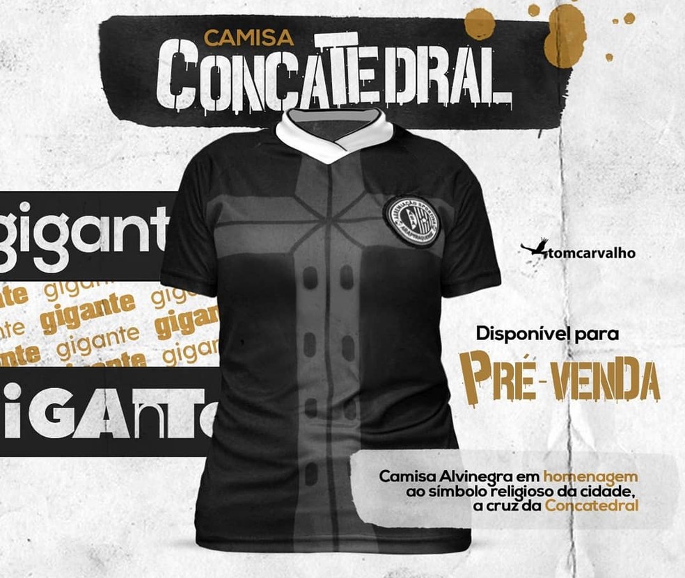 Camisa para celebrar os 76 anos do clube — Foto: Divulgação/ASA